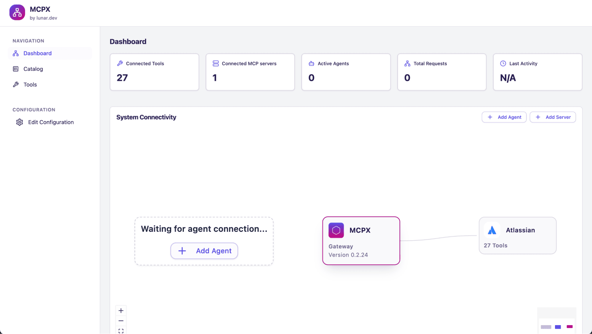 Lunar MCPX Dashboard
